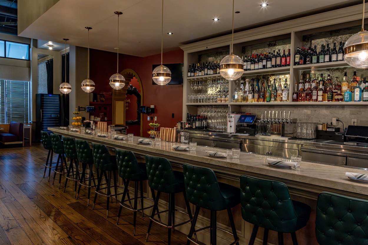 The bar at Jemma Hollywood